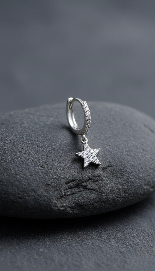 Star shaped earrings